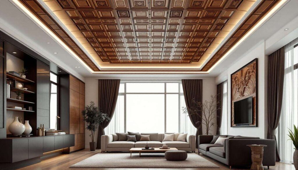 Odstawiamy puszki z farbą: drewniany sufit wraca z rozmachem (ale nie byle jak)