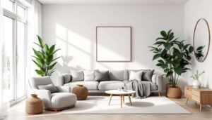 Trik dekoracyjny, który musicie znać, by optycznie powiększyć salon