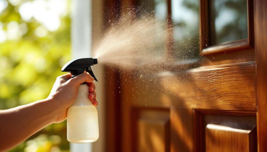 Ocet rozpylony przy drzwiach wejściowych: do czego służy ten domowy sposób?