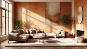 Kolory ścian 2026: ciepłe odcienie ziemi wracają do łask według projektantów