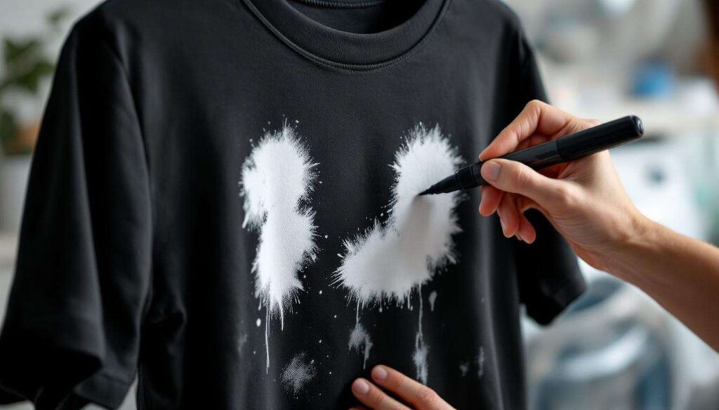 Plamy z wybielacza na czarnych ubraniach: trik z markerem, który ratuje tkaniny