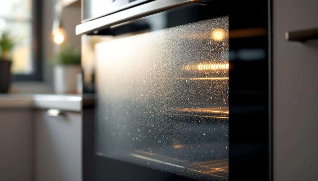 Sposób na matowe szkło w drzwiach piekarnika: wystarczy woda i jeden produkt