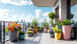 Zapomnij o plastikowych doniczkach: w 2026 balkon wygląda najlepiej z tym materiałem