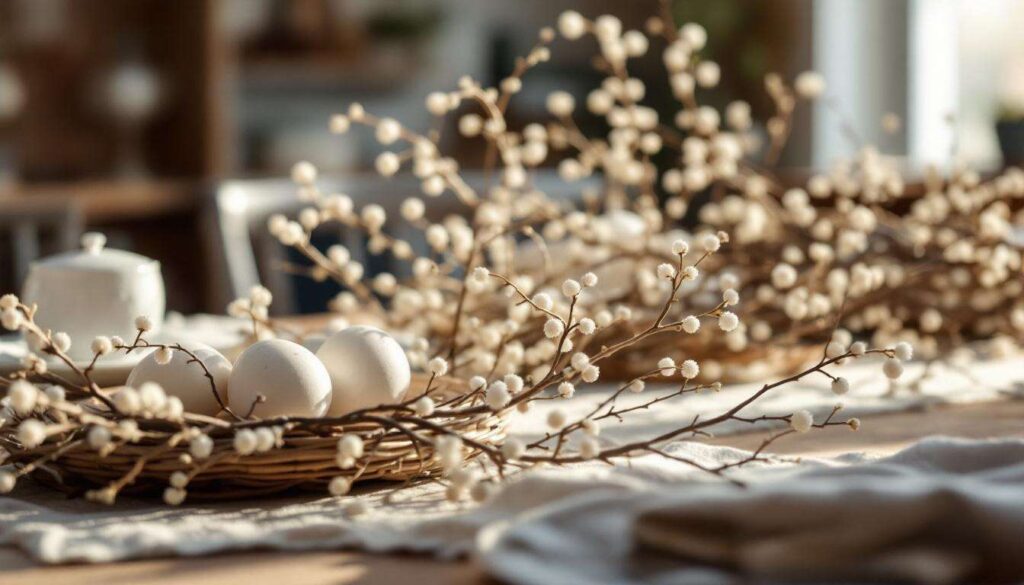 Wielkanocny stół w 15 minut: ten prosty sposób z gałązkami bazi robi wrażenie na gościach