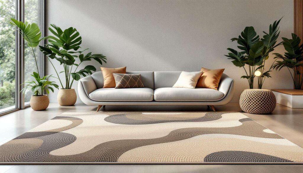 Zapomnij o klasycznym dywanie: w 2026 pod kanapę kładzie się ten element