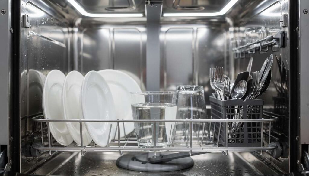 Wystarczy szklanka octu w zmywarce raz w miesiącu: efekt widać od pierwszego cyklu