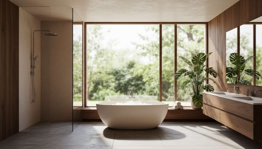 Architekci rezygnują z płytek. Tak dziś wygląda nowoczesna łazienka