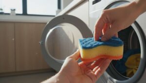 Gąbka do mycia naczyń w pralce: dlaczego warto to robić