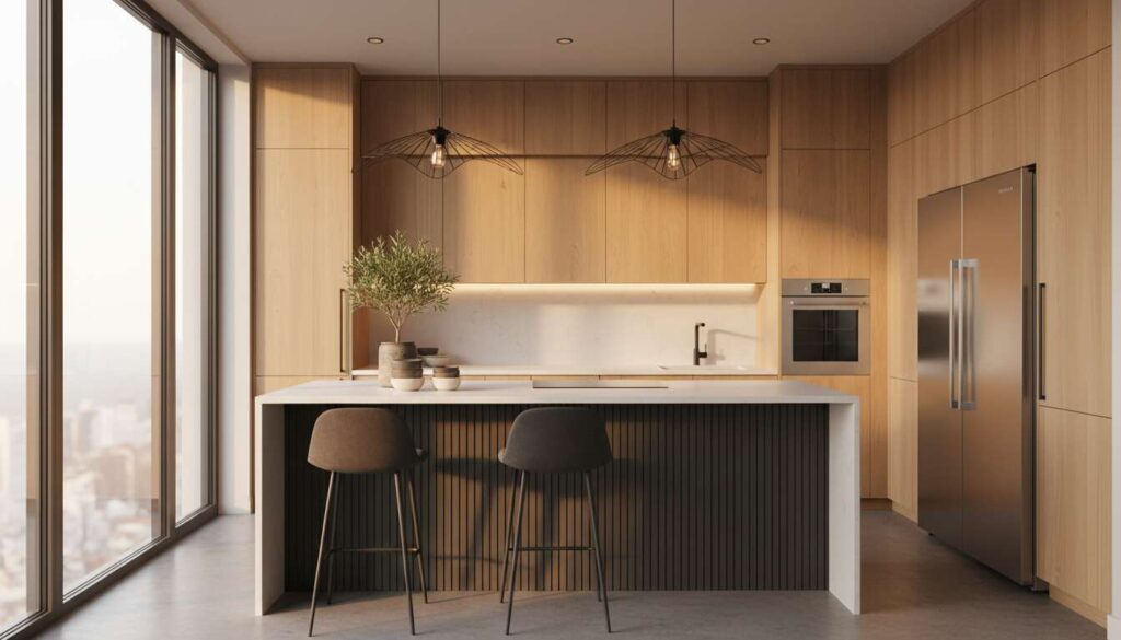 Mała kuchnia - jak wstawić wyspę? 3 fantastyczne projekty i zdjęcia