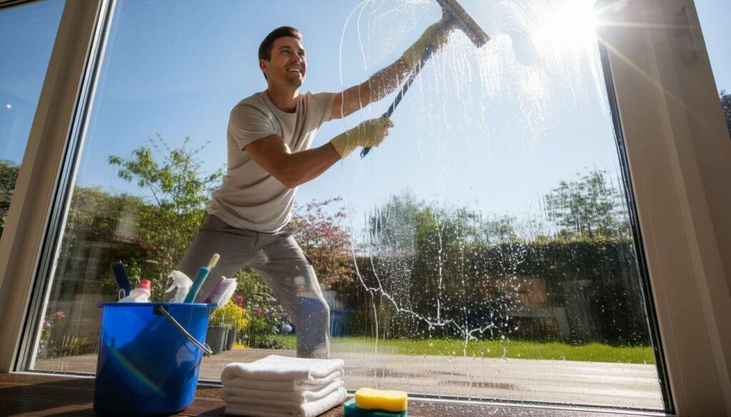 Dodaj do wody i umyj okna. Szyby będą krystalicznie czyste