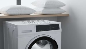 Wsyp 6 łyżek do pralki i wypierz poduszki. Będą białe, świeże i puszyste jak nowe